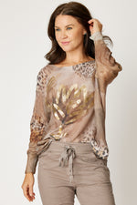 Metallic Painted Sweater (2 Colors)