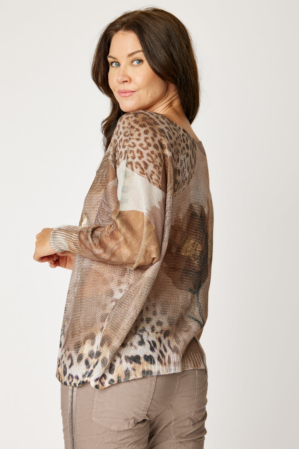 Metallic Painted Sweater (2 Colors)