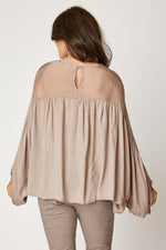 Italian Silk Gathered Blouse (3 Colors)