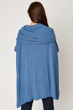 Off The Shoulder Poncho (4 Colors)