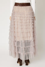 Swiss Dot Layered Skirt (3 Colors)