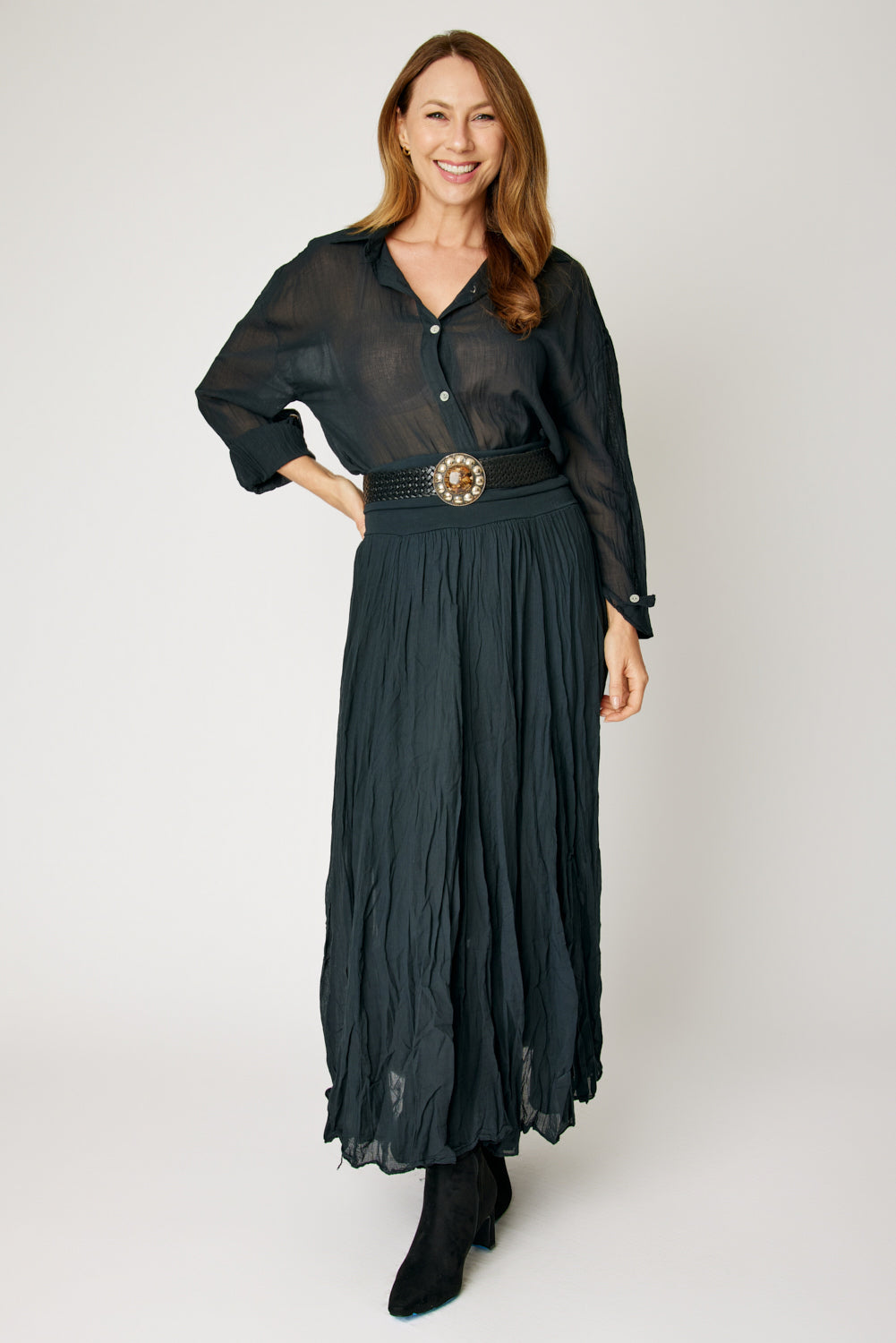 Voile Cotton Skirt (Fall Collection Colors)