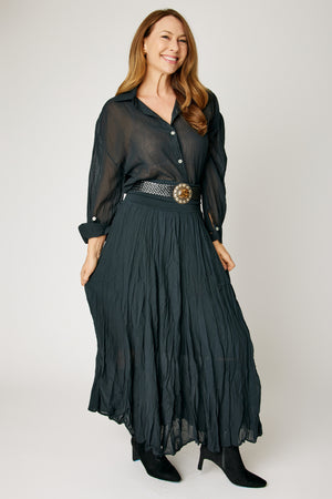 Voile Cotton Skirt (Fall Collection Colors)