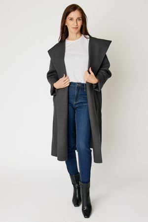 Hooded Sweater Coat (4 Colors)