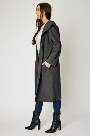 Hooded Sweater Coat (4 Colors)