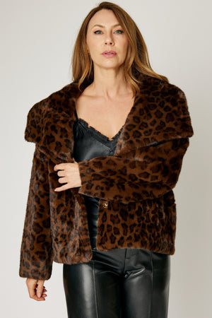 Leopard Fur Jacket (3 Colors)