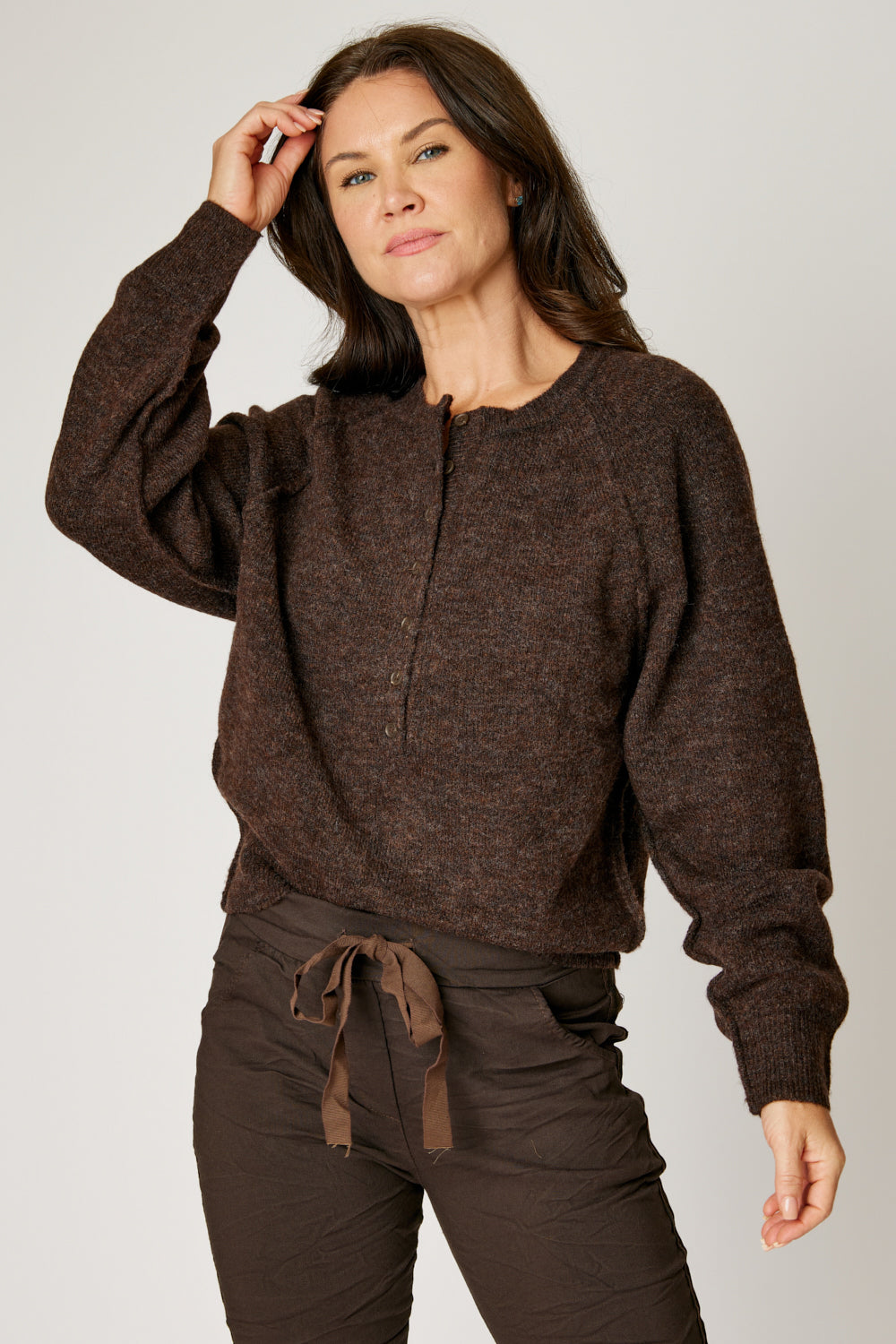 Henley Super Soft Sweater (2 Colors)