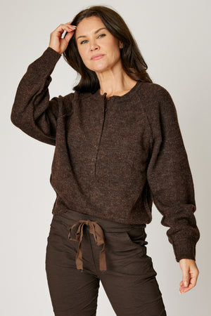 Henley Super Soft Sweater (2 Colors)
