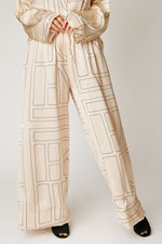 Geometric Satin Pant (Part of Set, 3 Colors)