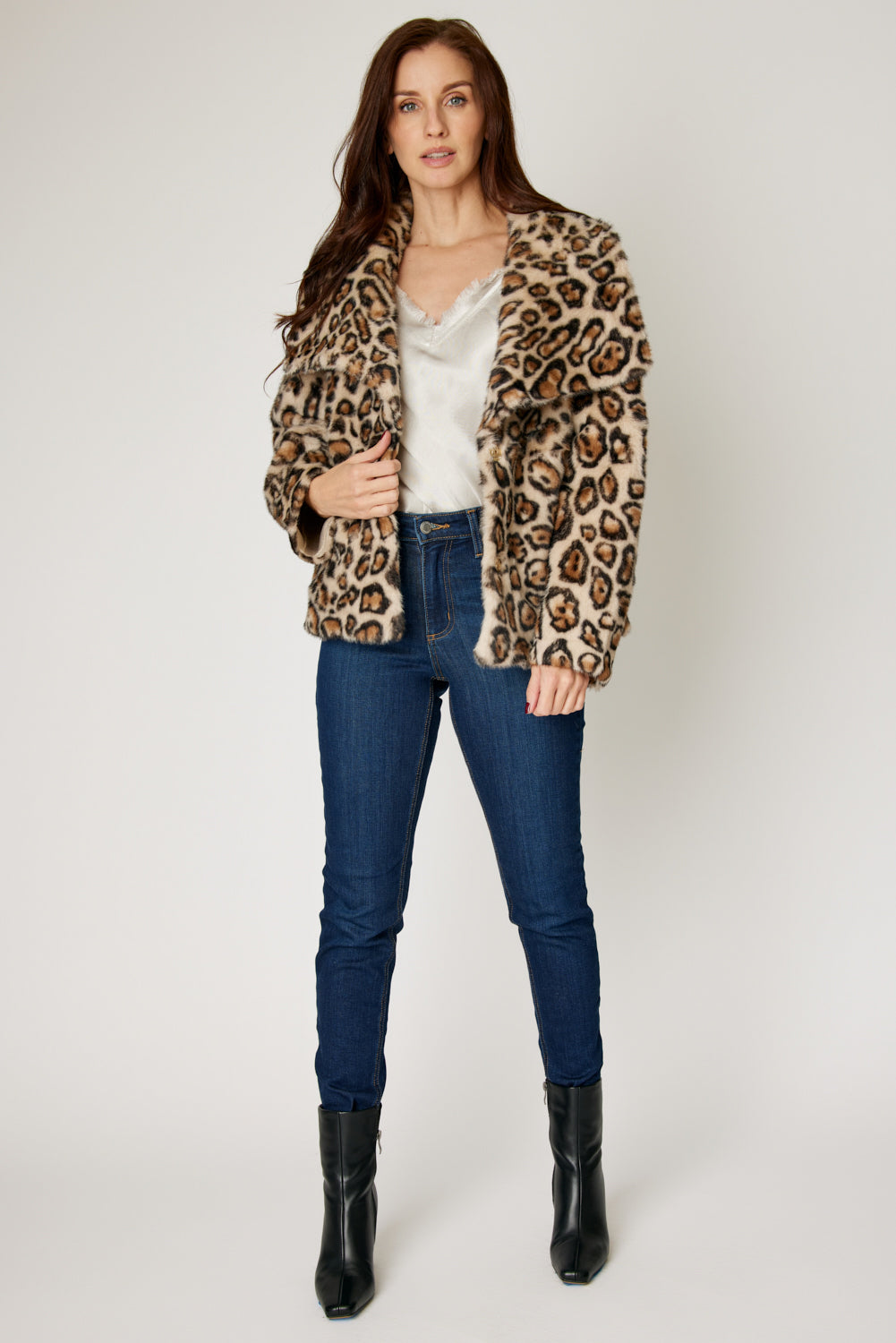 Leopard Fur Jacket (3 Colors)