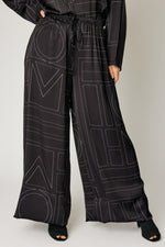 Geometric Satin Pant (Part of Set, 3 Colors)