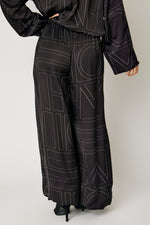 Geometric Satin Pant (Part of Set, 3 Colors)