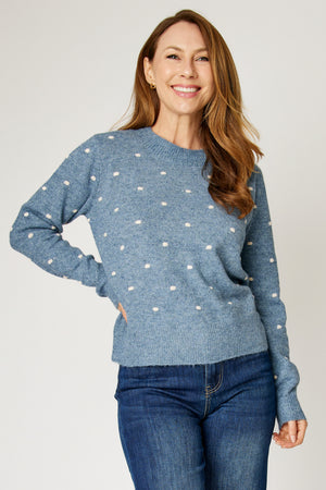 Polka Dot Sweater (2 Colors)