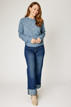 Polka Dot Sweater (2 Colors)