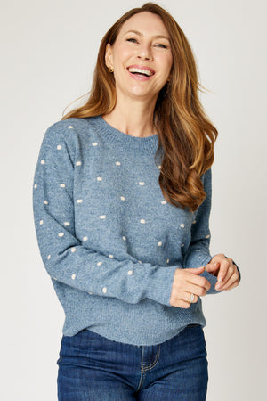 Polka Dot Sweater (2 Colors)
