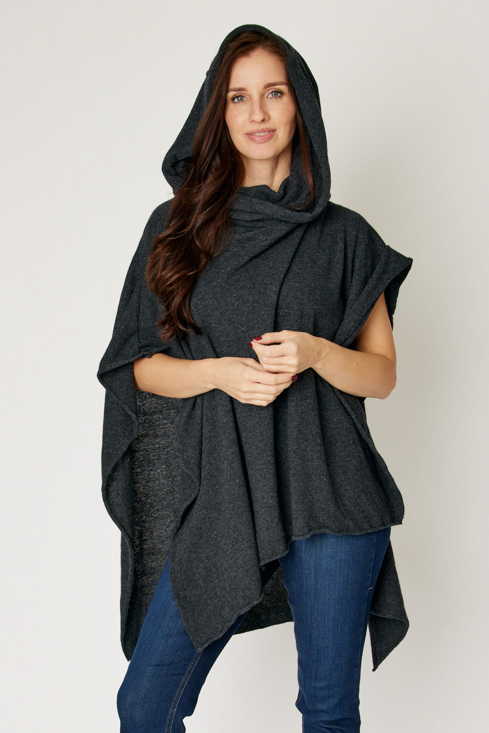 Off The Shoulder Poncho (4 Colors)