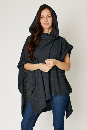 Off The Shoulder Poncho (4 Colors)