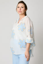 Daisy Cotton Voile Top (2 Colors) - Jacqueline B Clothing