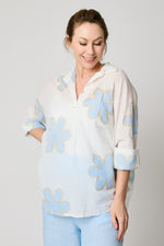 Daisy Cotton Voile Top (2 Colors) - Jacqueline B Clothing