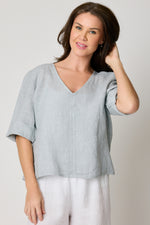 V-neck Crop Tee (6 Colors) - Jacqueline B Clothing