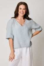 V-neck Crop Tee (6 Colors) - Jacqueline B Clothing