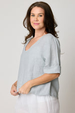 V-neck Crop Tee (6 Colors) - Jacqueline B Clothing