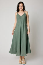 Spaghetti Strap Linen Dress (5 Colors) - Jacqueline B Clothing