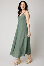 Spaghetti Strap Linen Dress (5 Colors) - Jacqueline B Clothing