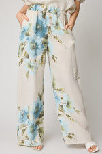Bold Floral Linen Pant (3 Colors) - Jacqueline B Clothing