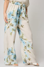 Bold Floral Linen Pant (3 Colors) - Jacqueline B Clothing