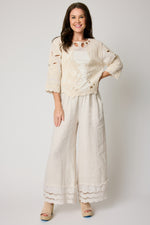 Embroidered Short Top (2 Colors) - Jacqueline B Clothing