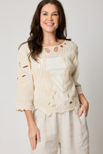 Embroidered Short Top (2 Colors) - Jacqueline B Clothing