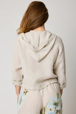 Hooded Denim Style Jacket (4 Colors) - Jacqueline B Clothing