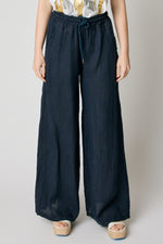 Raw Edge Pocket Linen Pant (6 Colors) - Jacqueline B Clothing
