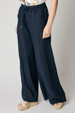 Raw Edge Pocket Linen Pant (6 Colors) - Jacqueline B Clothing