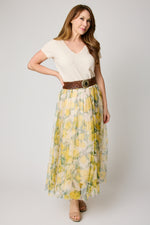 Lemon Tulle Skirt - Jacqueline B Clothing