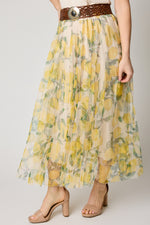 Lemon Tulle Skirt - Jacqueline B Clothing