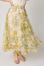 Lemon Tulle Skirt - Jacqueline B Clothing