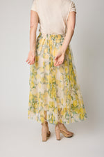 Lemon Tulle Skirt - Jacqueline B Clothing