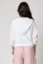 Hooded Denim Style Jacket (4 Colors) - Jacqueline B Clothing