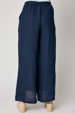 Crop Button Linen Pant (3 Colors) - Jacqueline B Clothing