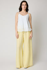 Raw Edge Pocket Linen Pant (6 Colors) - Jacqueline B Clothing