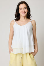 Double Layer Cotton Voile Tank (4 Colors) - Jacqueline B Clothing