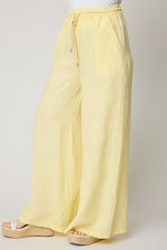 Raw Edge Pocket Linen Pant (6 Colors) - Jacqueline B Clothing