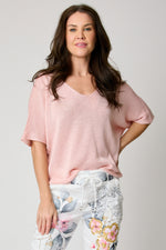 Short Sleeve Sweater - Jacqueline B Clothing