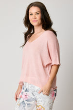 Short Sleeve Sweater - Jacqueline B Clothing