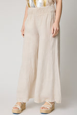 Elastic waist Linen Pant (8 Colors)