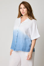 Ombre Linen Blouse (2 Colors)