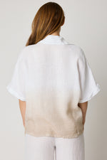 Ombre Linen Blouse (2 Colors)