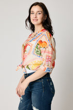 Summer Breeze Cotton Silk Voile Top